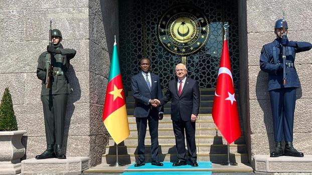 Bakan Güler, Kamerunlu mevkidaşı Assomo ile bir araya geldi