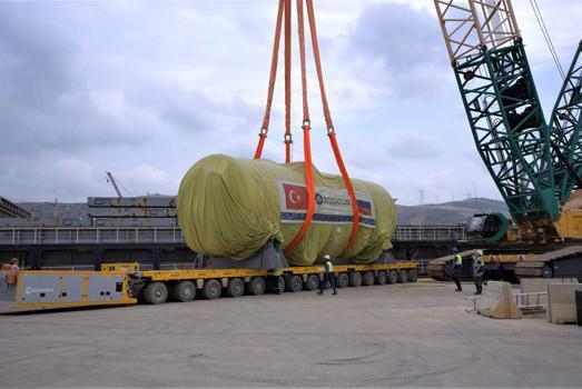 Akkuyu NGS’nin 4’üncü güç ünitesi için buhar jeneratörleri teslim edildi