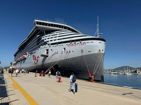 Bodrum’a kruvaziyerle 2 bin 502 turist geldi