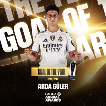 La Liga’da yılın golü Arda Güler’den