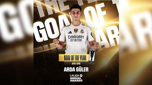 La Liga’da yılın golü Arda Güler’den