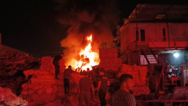Bursa’da geri dönüşüm tesisinde yangın
