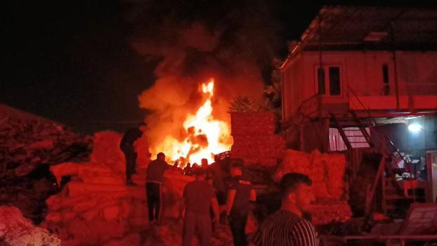 Bursa’da geri dönüşüm tesisinde yangın