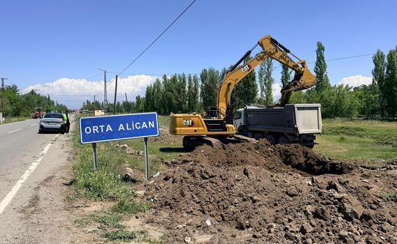 Alican-Margara Sınır Kapısı yolunda çalışmalar başladı