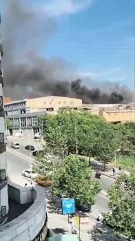 Esenyurt'ta fabrikada yangın