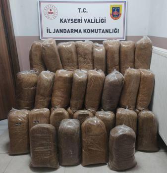 Kayseri’de 510 kilo kaçak tütün ele geçirildi