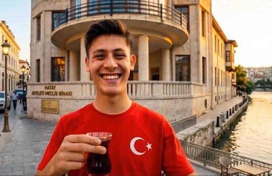 Hatay'dan Dünya Kupası yolunda milli takıma destek mesaji