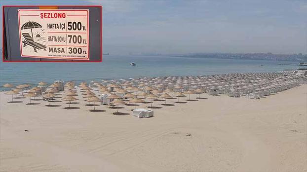 İstanbul'da plajlar sezona hazır: Giriş ücreti 2 bin lira olan var