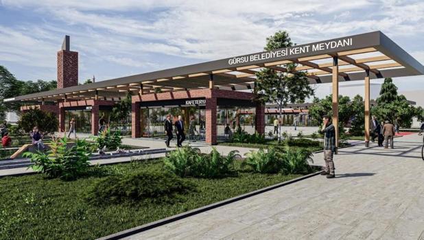 Gürsu Kent Meydanı projesinin önündeki son engel kaldırılıyor