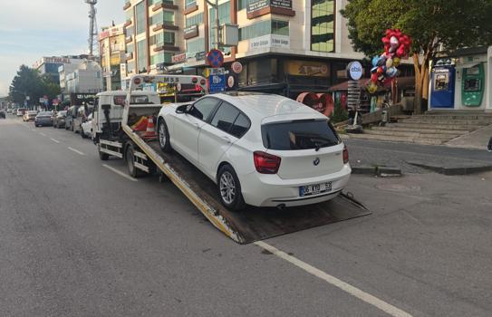 Samsun'da korsan taksi denetiminde 3 sürücüye 300 bin lira ceza