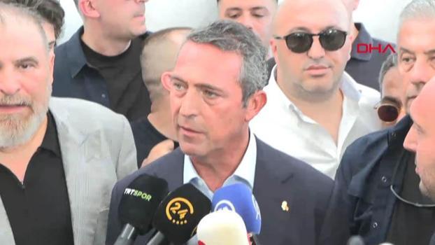 Ali Koç: Kim kazanırsa kazansın inşallah Fenerbahçe kazanır