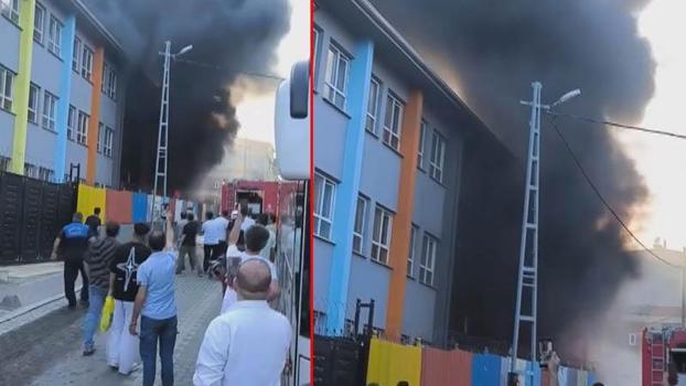 Esenyurt'ta okulda yangın