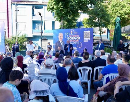 Ümraniye Belediye Başkanı Yıldırım, vatandaşlarla buluştu