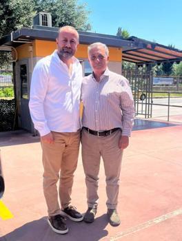 Altay Başkanı Sinan Kanlı İzmir’de Ahmet Nur Çebi ile buluştu