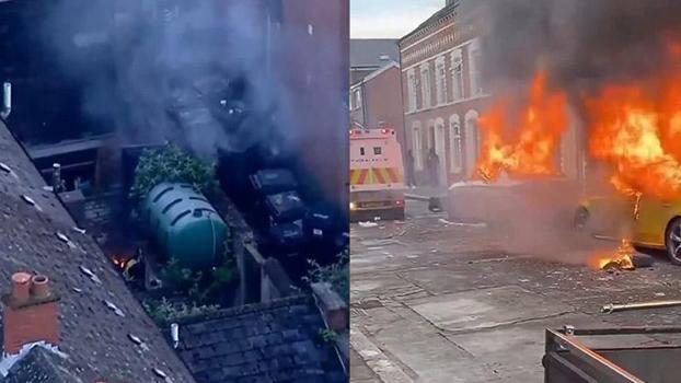Kuzey İrlanda'da göçmen karşıtı eylemler: Çok sayıda ev ve araç yakıldı