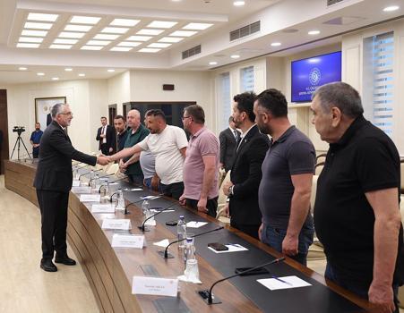 Bakan Işıkhan, Doruk Madencilik işçilerini kabul etti