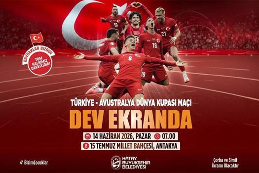 HBB, milli maçı dev ekranda yayınlayacak