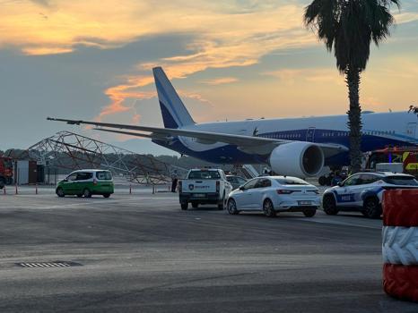 THY uçağı, Antalya Havalimanı’nda radar direğine çarptı