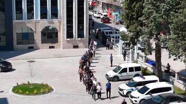 Kütahya'da uyuşturucu operasyonu; 28 gözaltı