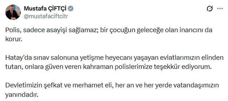 Hatay’da öğrencileri polis ekipleri LGS’ye yetiştirdi (2)