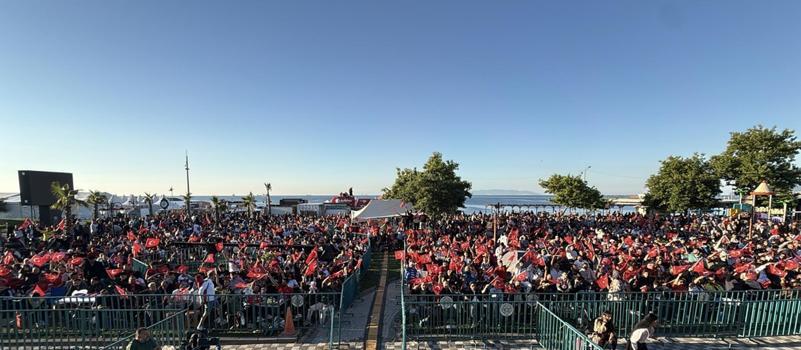 Tekirdağ ve Edirne'de milli maç, dev ekranlardan izlendi