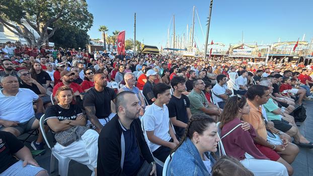 Bodrum'da milli maç heyecanı
