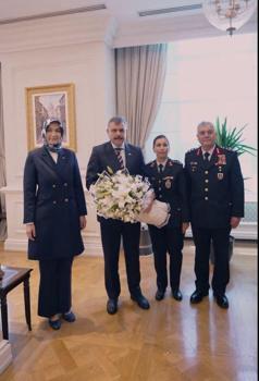 Bakan Çiftçi, jandarma heyetini kabul etti