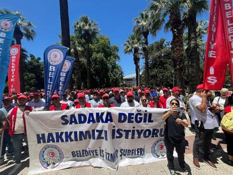İzmir Büyükşehir Belediyesi’nde işçi eylemi