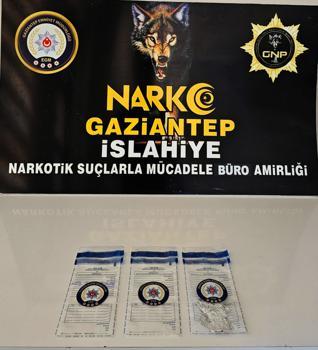 Gaziantep’te uyuşturucu operasyonuna 2 gözaltı