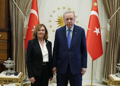 Cumhurbaşkanı Erdoğan, İspanya Anayasa Mahkemesi Başkan Vekili'ni kabul etti