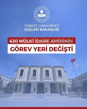 Mülki İdare Amirleri Atama Kararnamesi Resmi Gazete’de