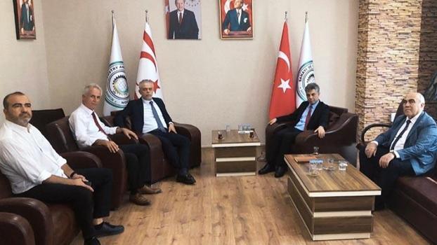 KKTC Ankara Büyükelçisi Korukoğlu'ndan SANKON'a ziyaret