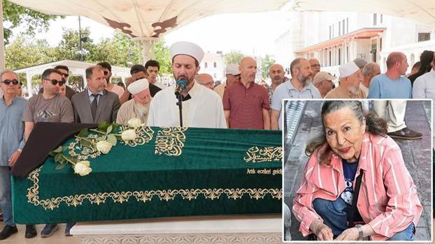 'Panter Emel' olarak bilinen oyuncu Emel Yıldız son yolculuğuna uğurlandı