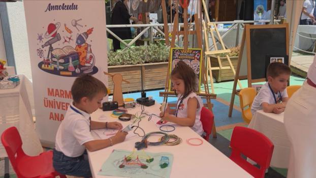 İstanbul'da anaokulu öğrencilerinden bilim ve teknoloji şenliği