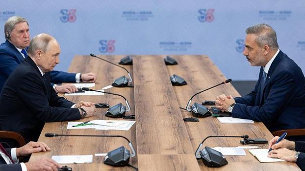 Dışişleri Bakanı Fidan, Rusya Devlet Başkanı Putin tarafından kabul edildi