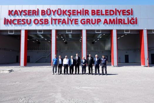 Başkan Büyükkılıç, İncesu’daki itfaiye binasında incelemelerde bulundu