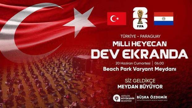 Milli maç heyecanı Varyant Meydanı'nda yaşanacak