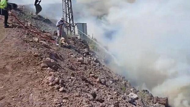 Çanakkale'de makilikte yangın
