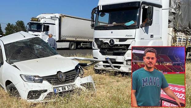 Sınav yolunda kaza; 19 yaşındaki Fatih öldü, akrabası ağır yaralı