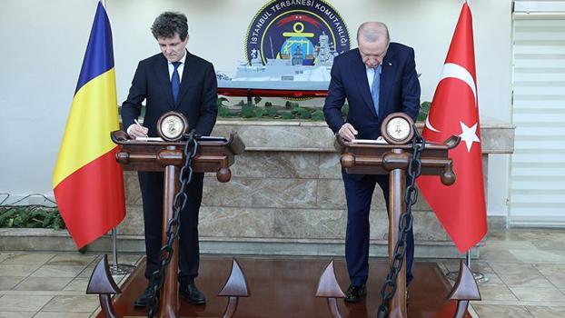 Cumhurbaşkanı Erdoğan, Romanya Cumhurbaşkanı Nicuşor Daniel Dan ile görüştü