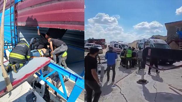 Eskişehir’de taş kırma kuyusuna düşen 2 işçi yaralandı