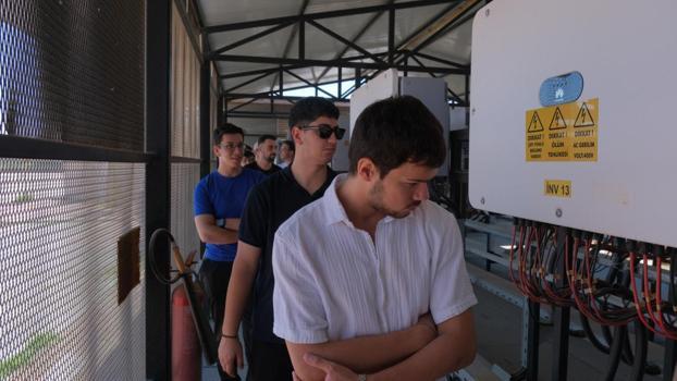 MYO öğrencileri İnegöl Belediyesi’nin GES projesini yerinde inceledi