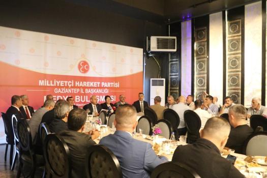 MHP Gaziantep İl Başkanı Kılıç gazeteciler ile bir araya geldi