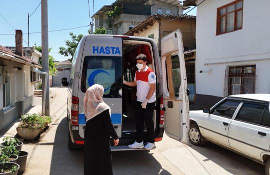 Kestel’de ihtiyaç sahiplerine ücretsiz hasta nakil ambulans hizmeti