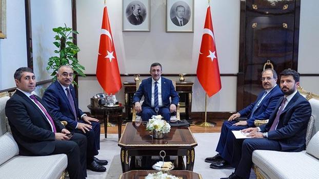 Cevdet Yılmaz, Azerbaycan'ın Ankara Büyükelçis Memmedov'u kabul etti
