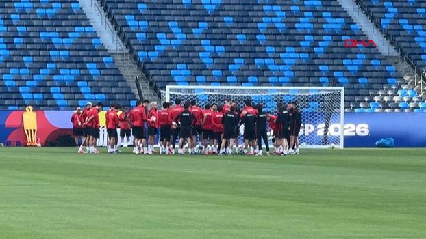 A Milli Futbol Takımı, Los Angeles’taki ilk antrenmanını yaptı