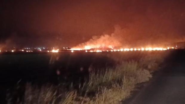 Silopi’de anız yangınında 300 gönüm arazi zarar gördü