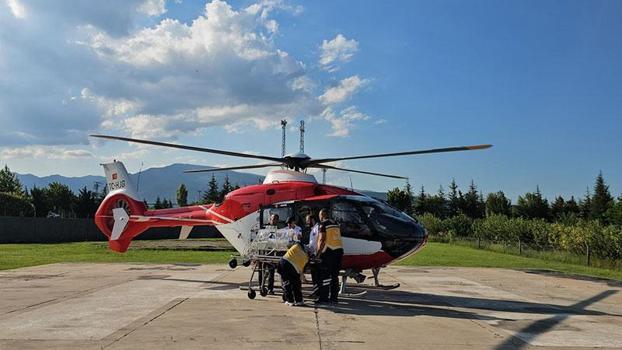 Prematüre ikizlerden biri helikopter ambulansla Niğde’ye sevk edildi