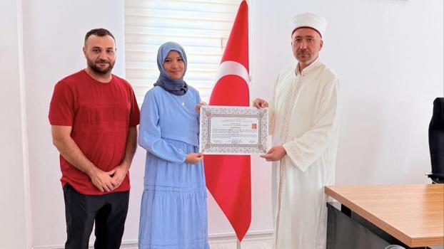 Japon gelin, Nusaybin'de Müslüman olup nikah masasına oturdu
