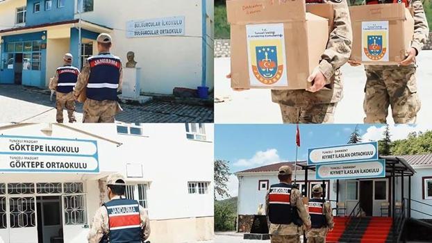 Tunceli'de köy okullarının kütüphaneleri yenilendi